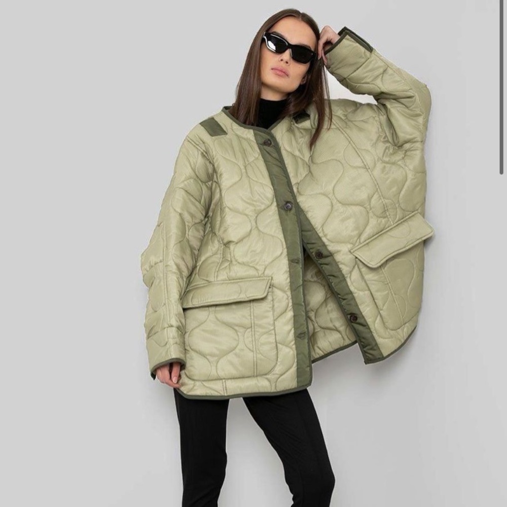 The Frankie Shop Teddy Quilted Jacket